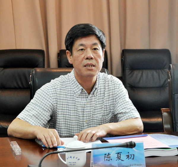 专家组组长,南航党委副书记陈夏初讲话专家组副组长,省艺术教育指导