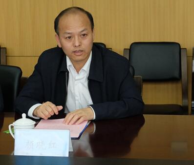 图为南京邮电大学党委常委,副校长颜晓红发言